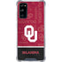 University of Oklahoma Split Jersey Galaxy S20 FE Clear Case